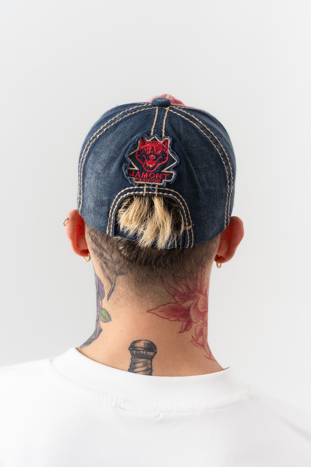 Jamont Tiger Patch Nakış Vintage Şapka