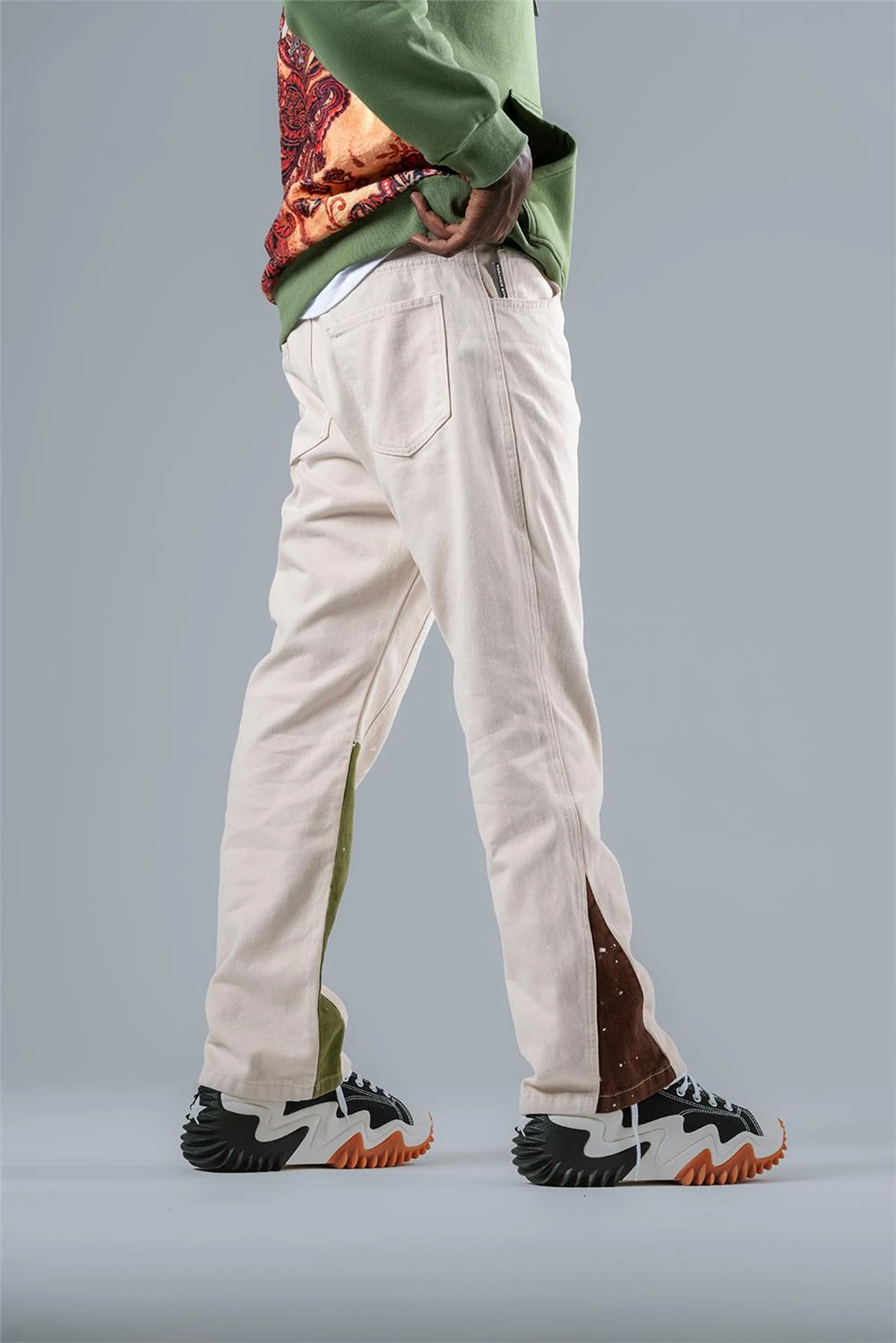 Vintage Baggy Gabardin Pantolon