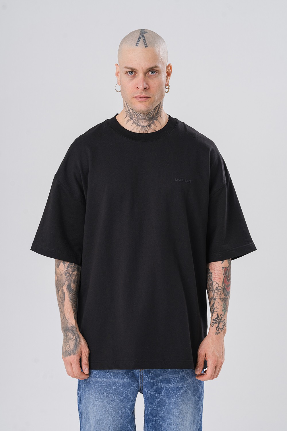 Basic Oversize Tshirt - Siyah