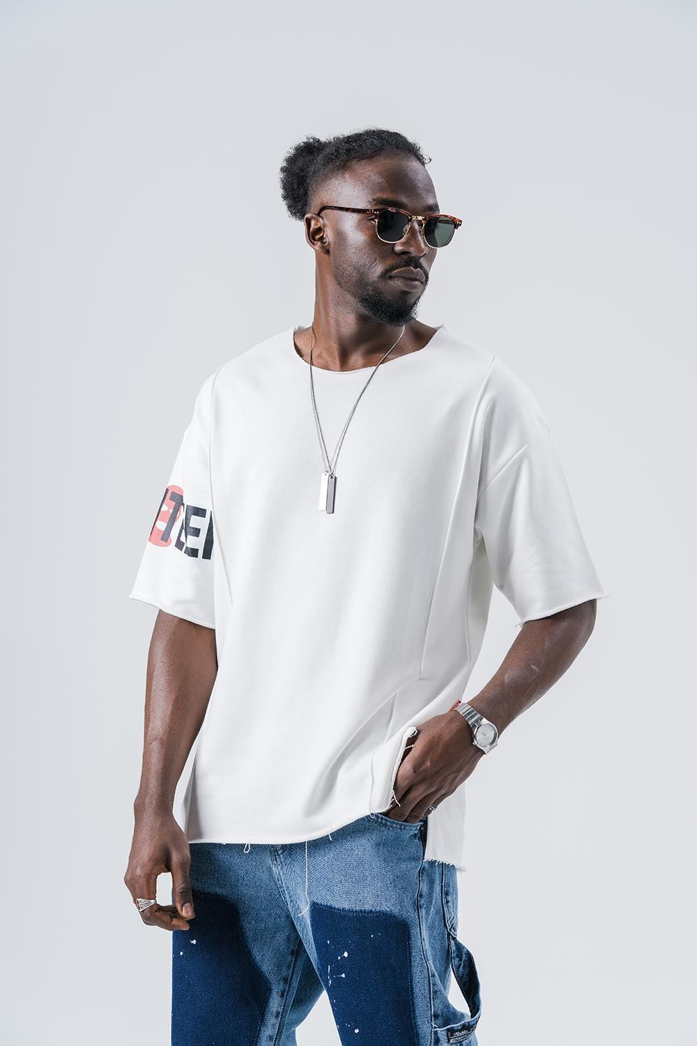 Rules  3 İplik Pis Yaka Oversize T-shirt