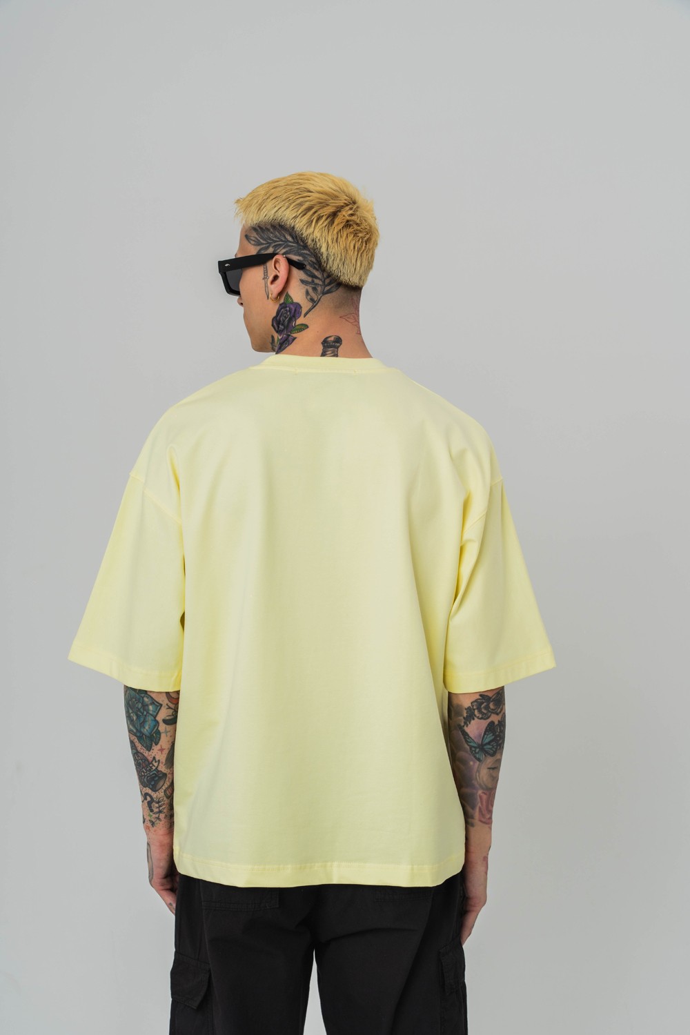 Pineapple Nakış Cep Detaylı Oversize T-shirt