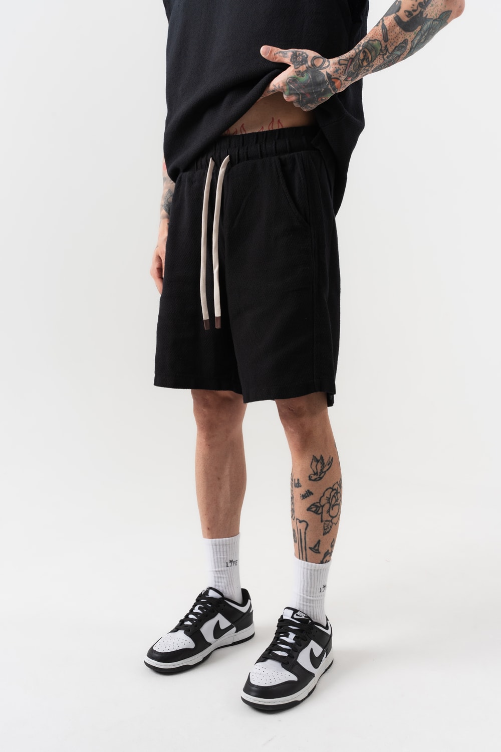 Grime Basic Keten Şort