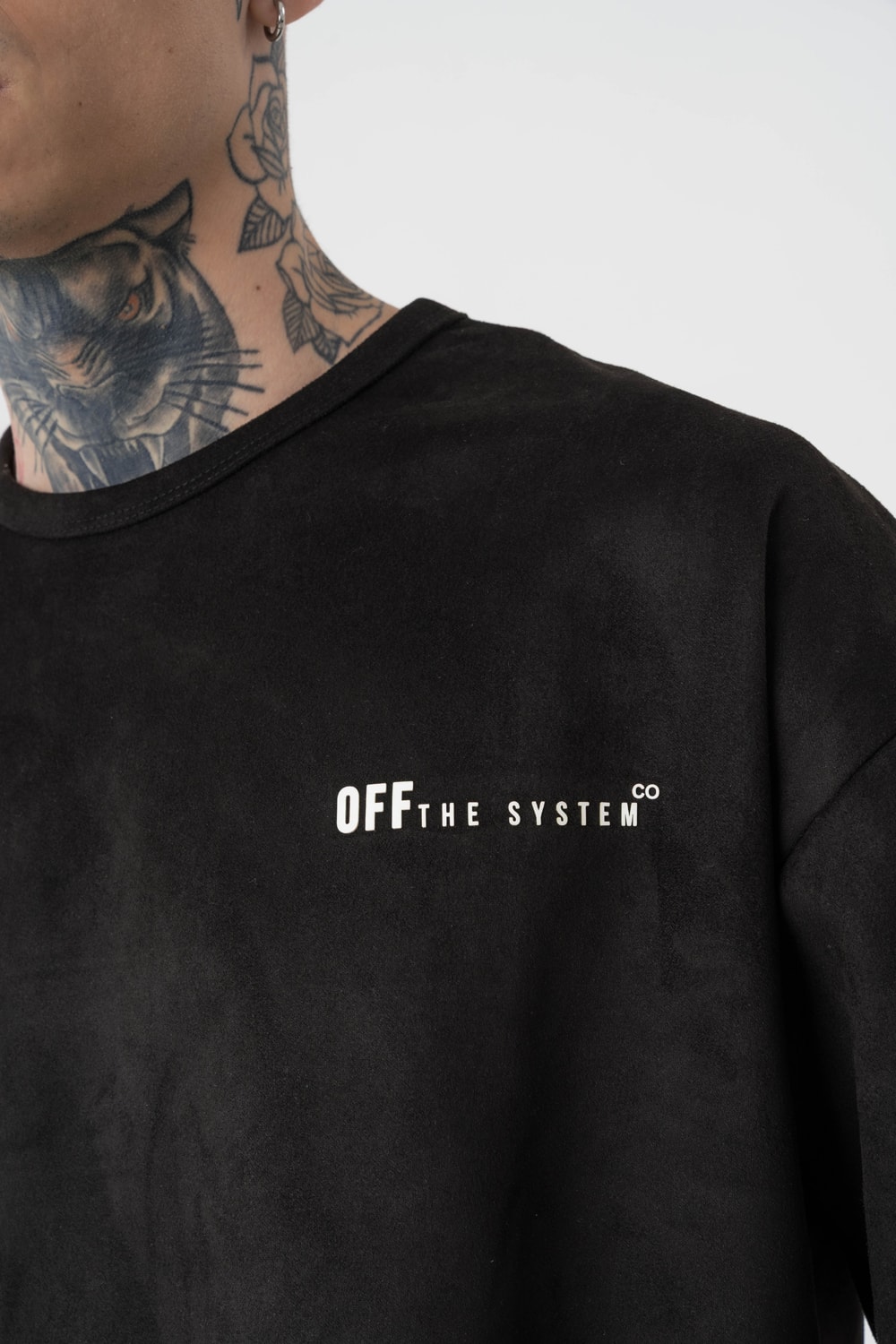 9Village Süet Oversize T-shirt