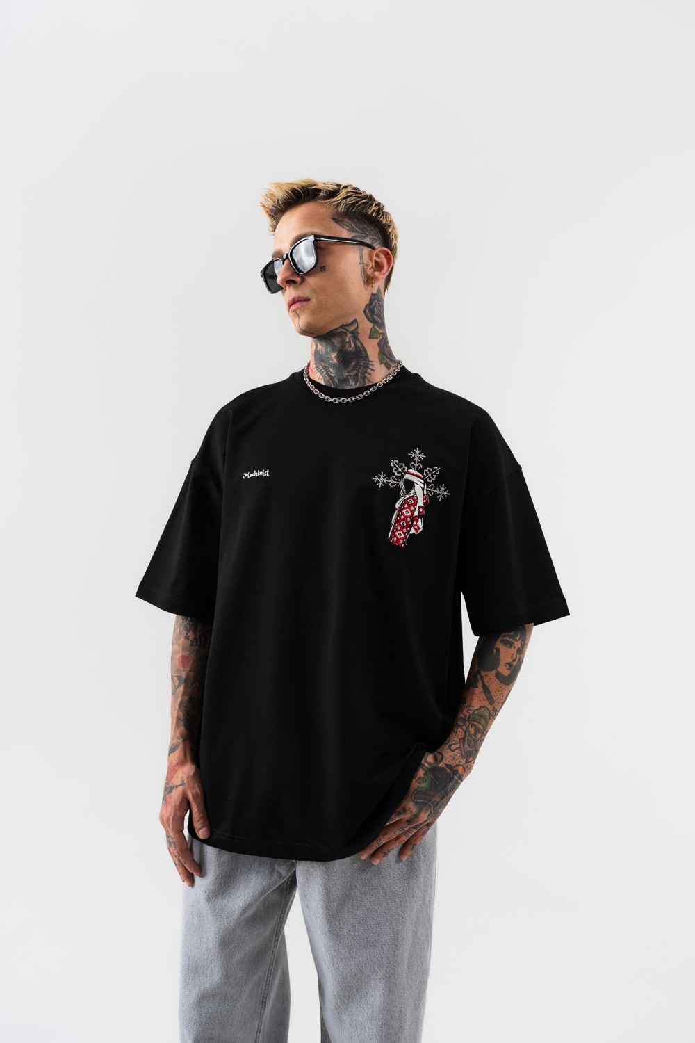 Bedouin Nakış Detaylı Oversize T-shirt