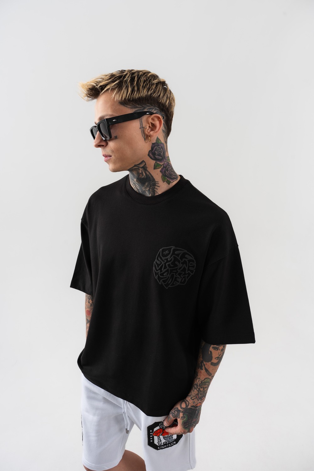 Noirline Oversize T-shirt - Siyah