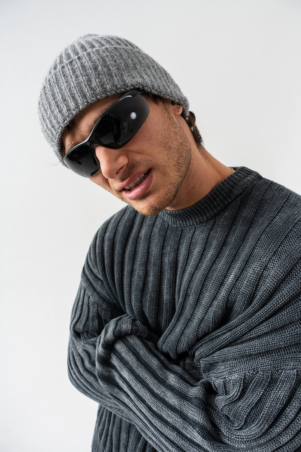 Realm Bisiklet Yaka Triko Kazak