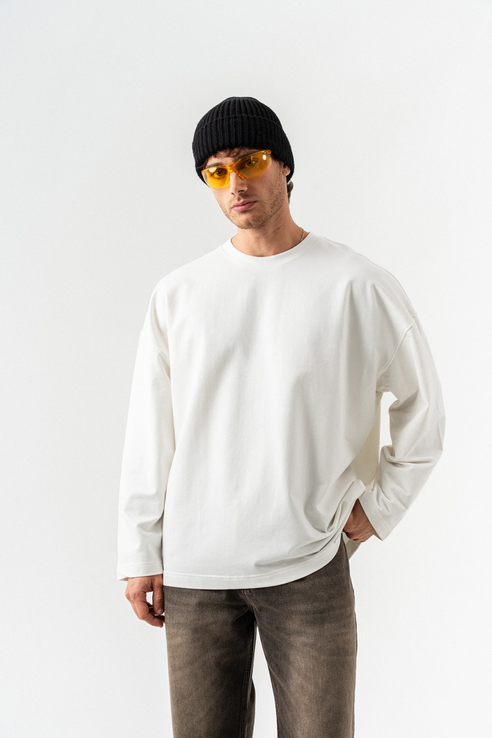 Nullspace Sırt Nakışlı Bisiklet Yaka Sweatshirt