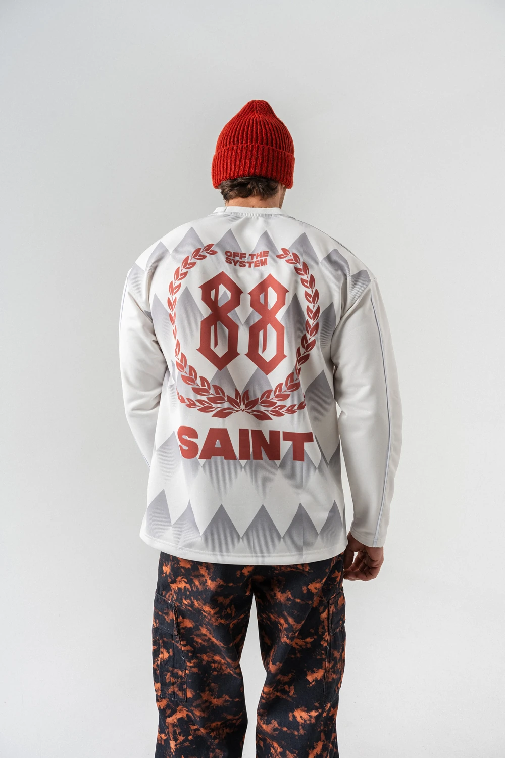 Saint Bisiklet Yaka Uzun Kol Forma Sweatshirt