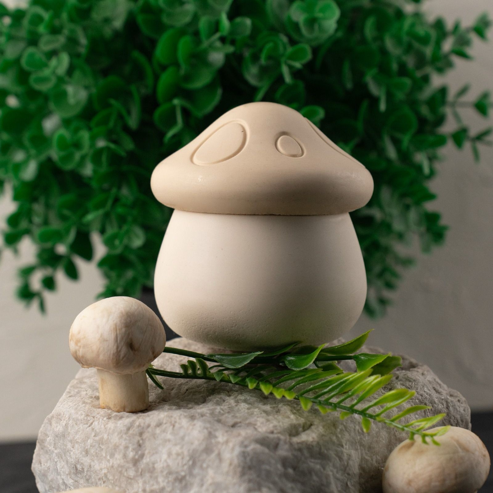 Mushroom Vanilya Kokulu Dekoratif Mum