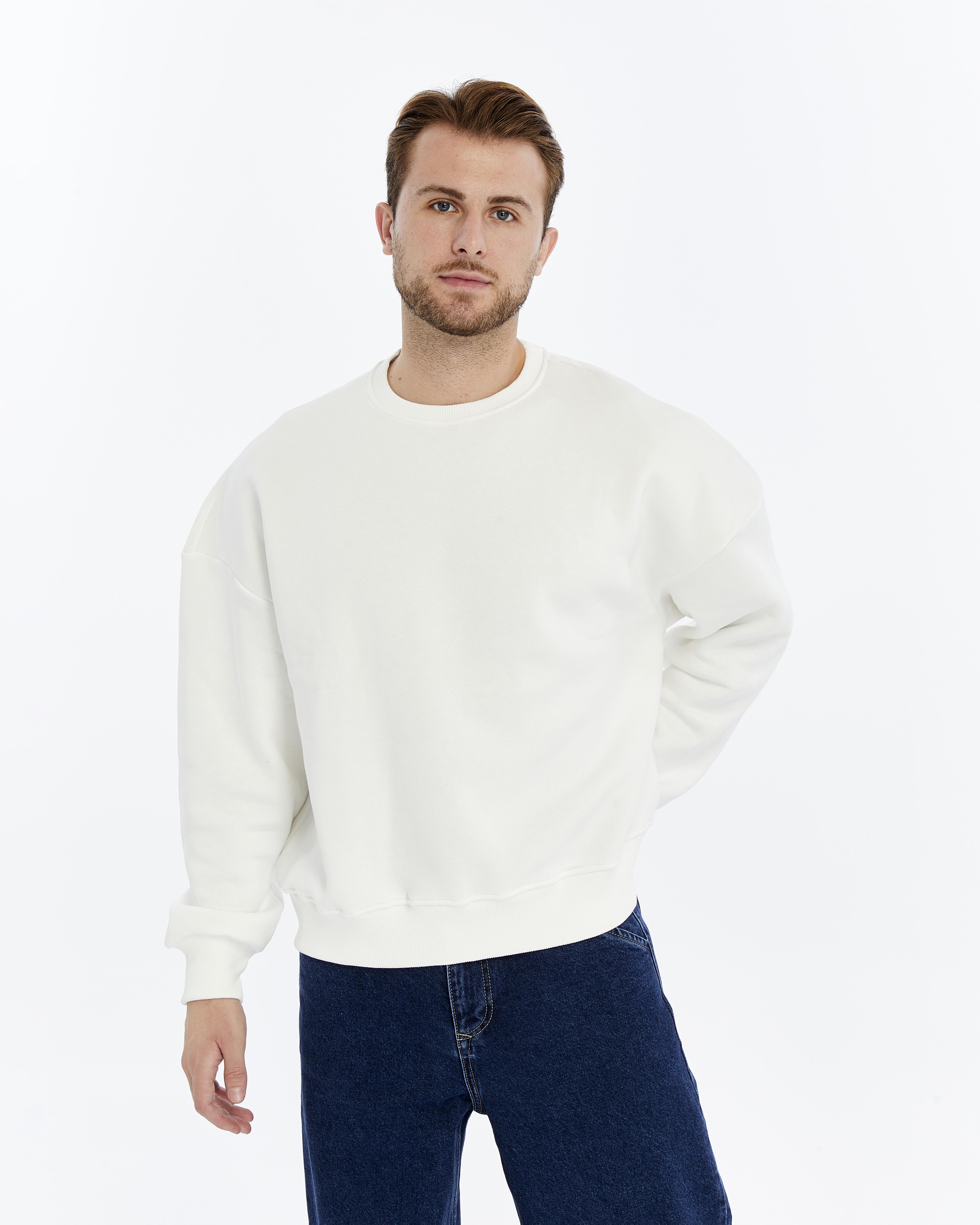 BEYAZ COZY BASIC OVERSIZE SWEAT