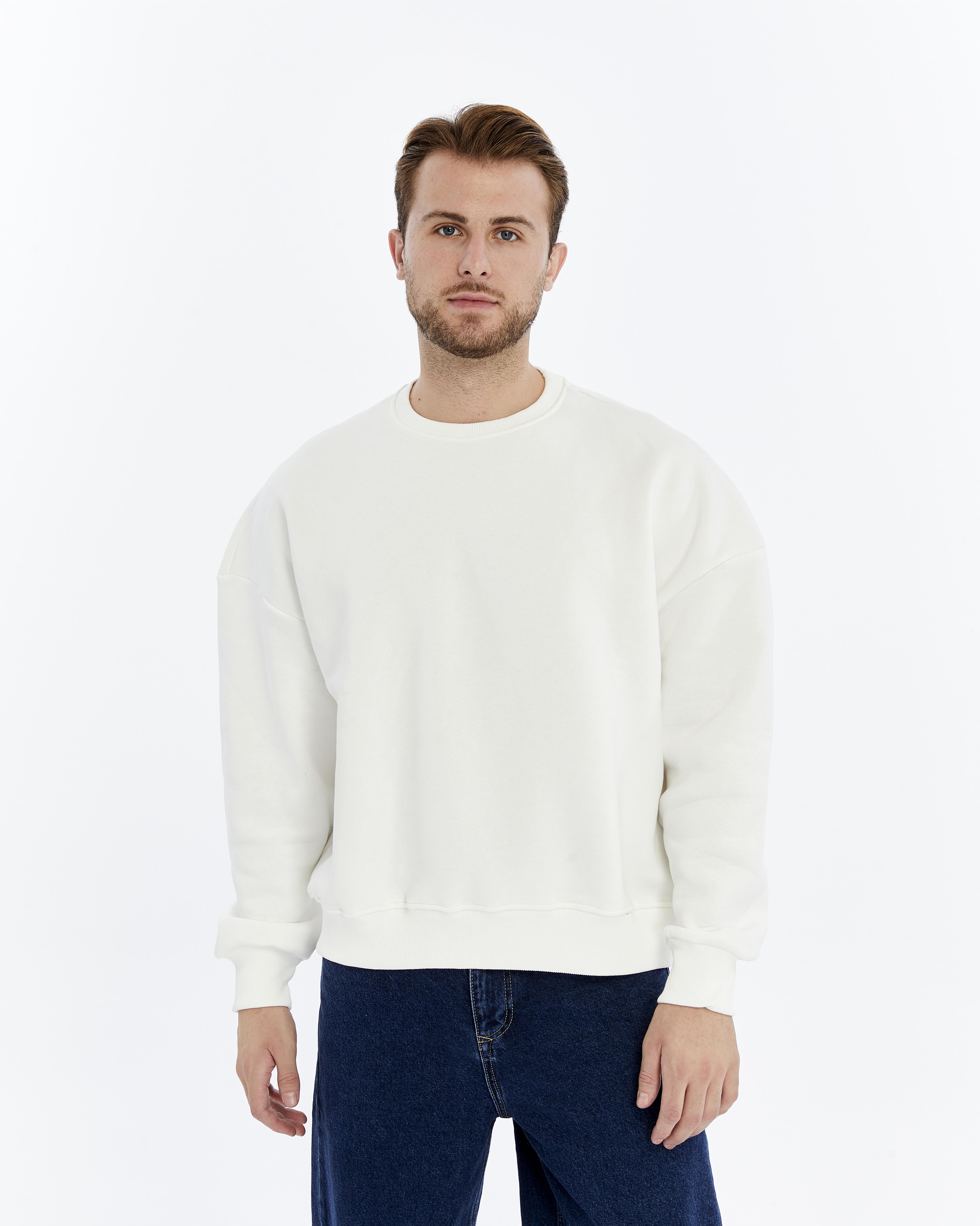 BEYAZ COZY BASIC OVERSIZE SWEAT