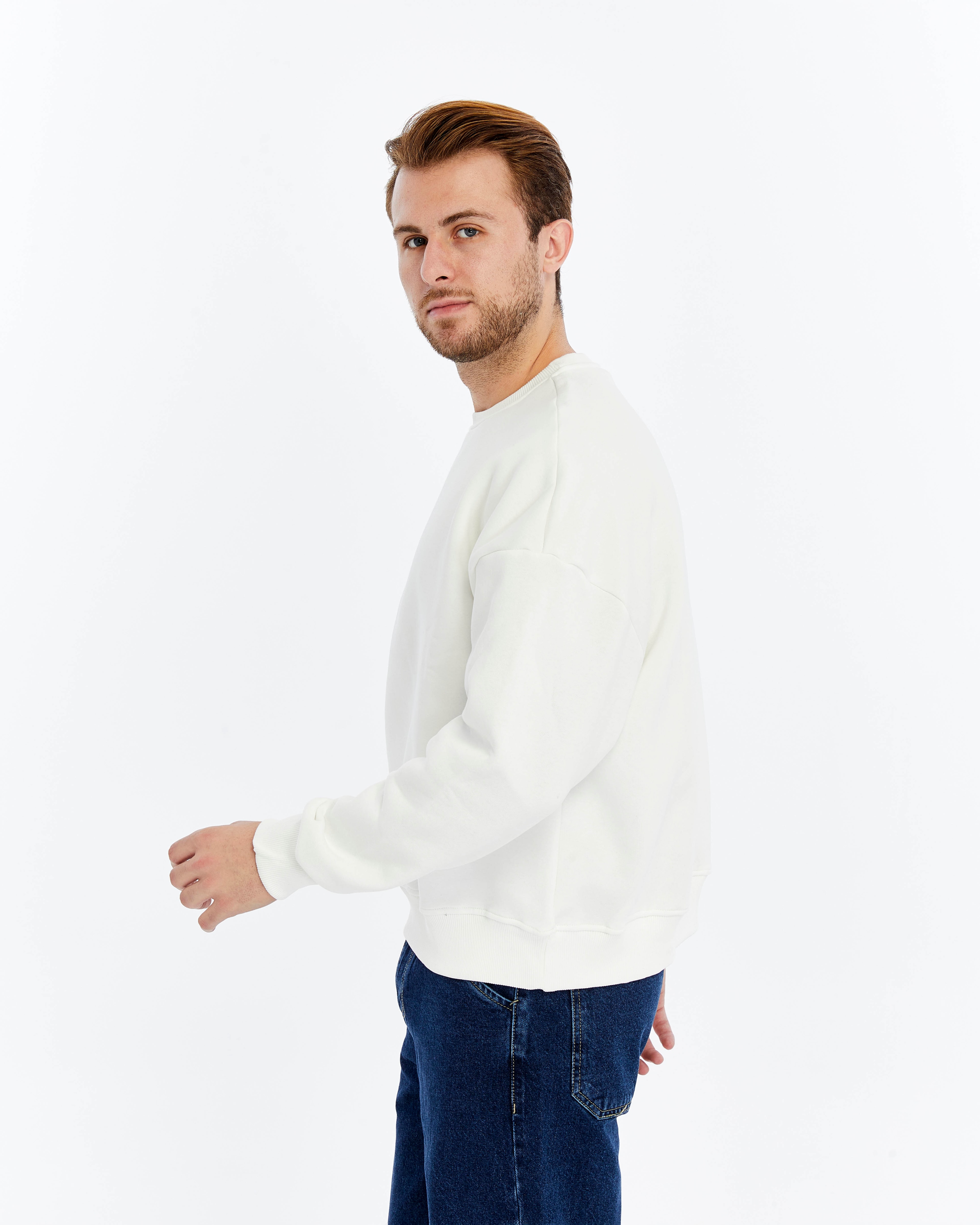 BEYAZ COZY BASIC OVERSIZE SWEAT
