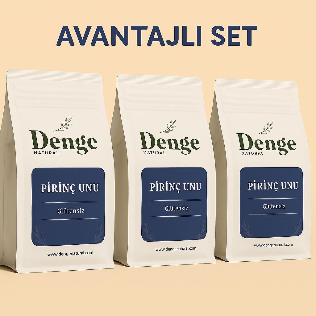 Glütensiz Pirinç Unu Avantajlı Paket 500grx3