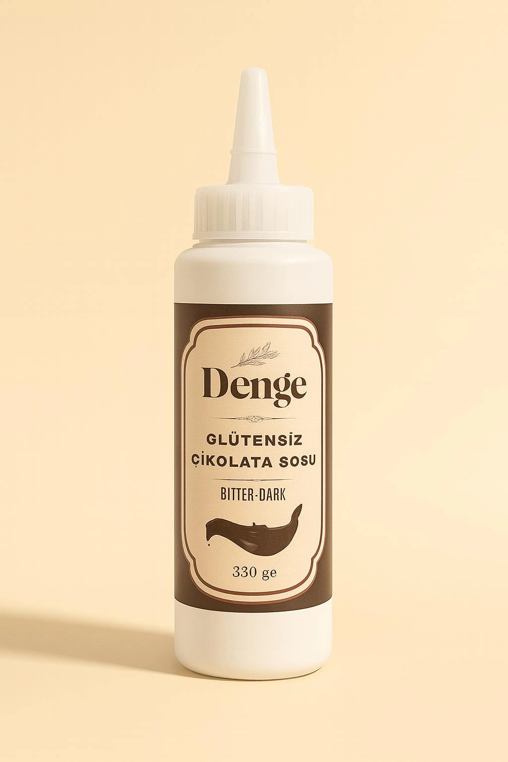 GLUTENSİZ BİTTER ÇİKOLATA SOSU 330 GR 