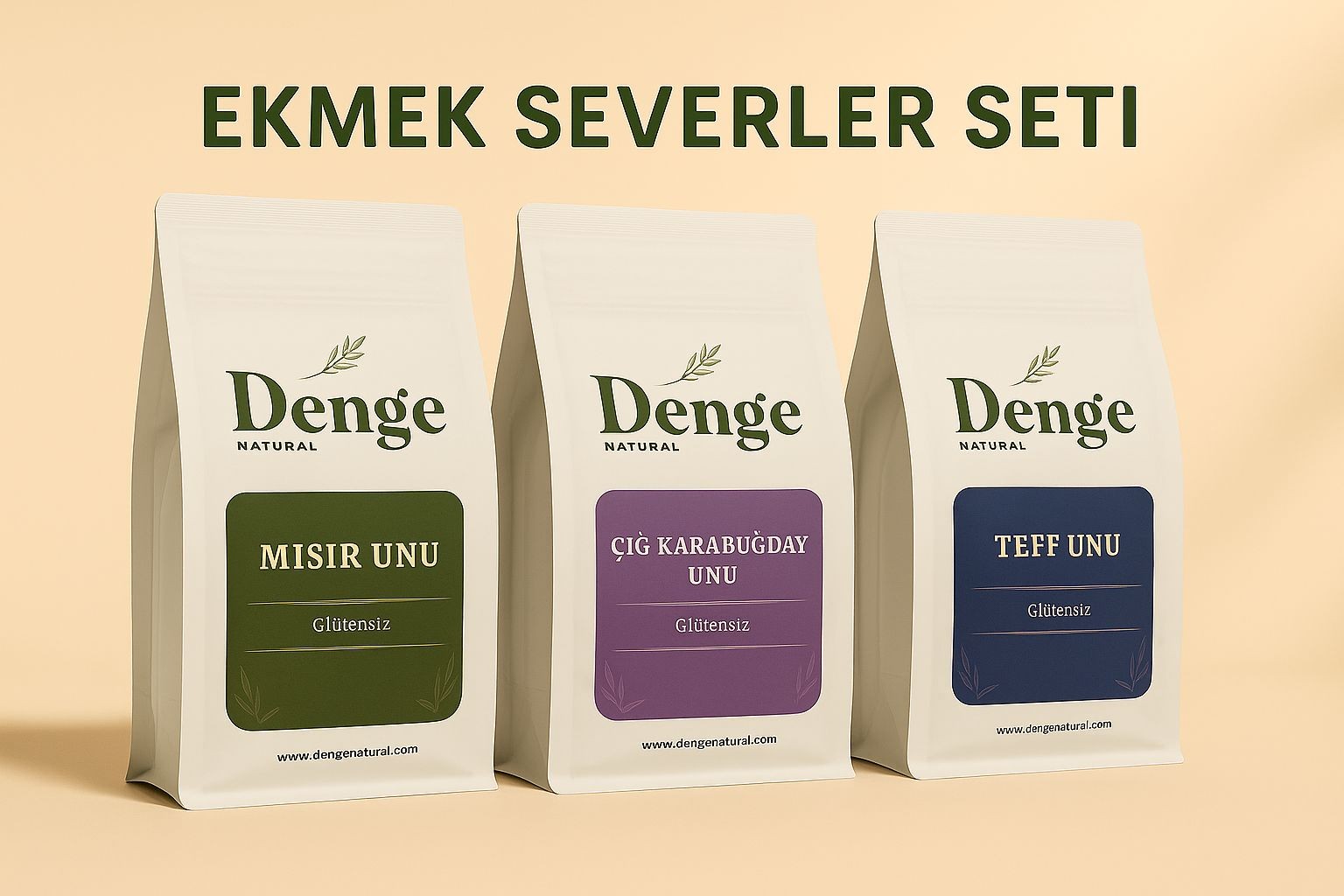 Glütensiz Ekmek Severler Seti – Katkısız ve Doğal | Denge Glütensiz