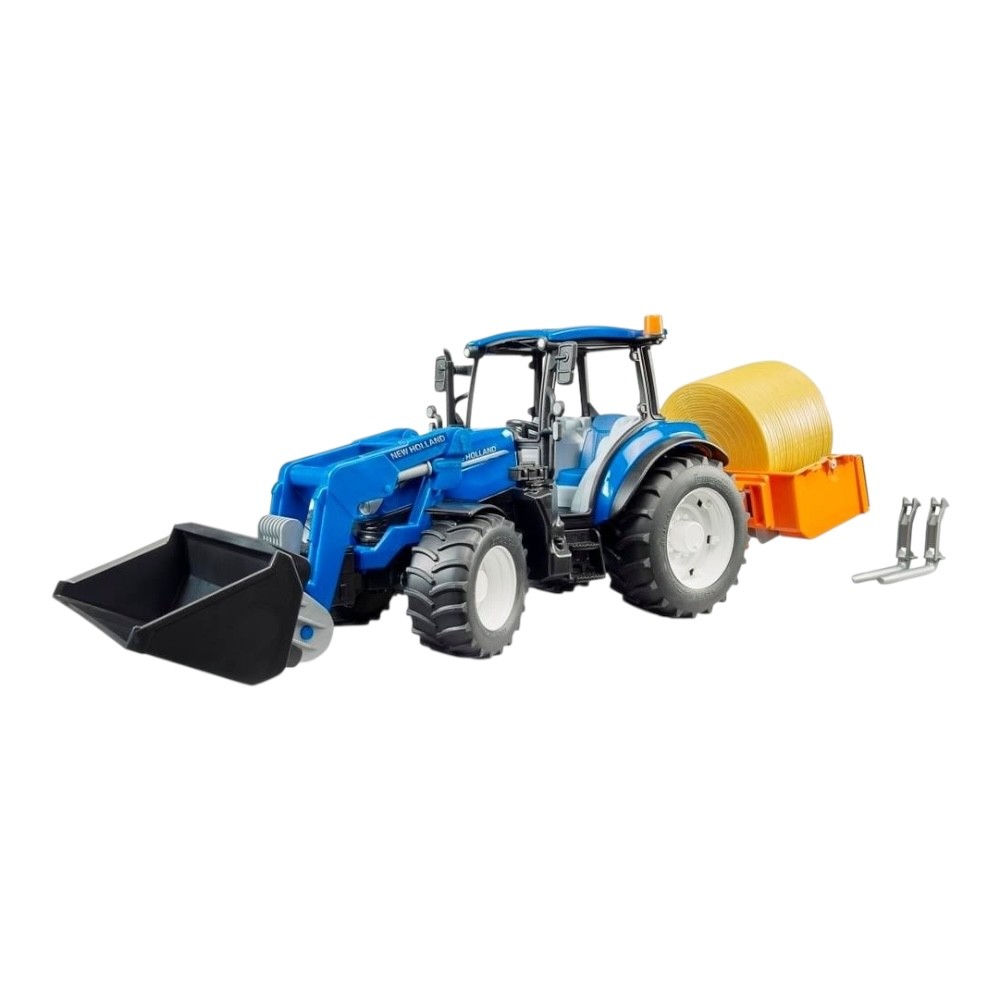 Bruder New Holland T5.120 Kepçeli Ataşmanlı Traktör Oyuncak