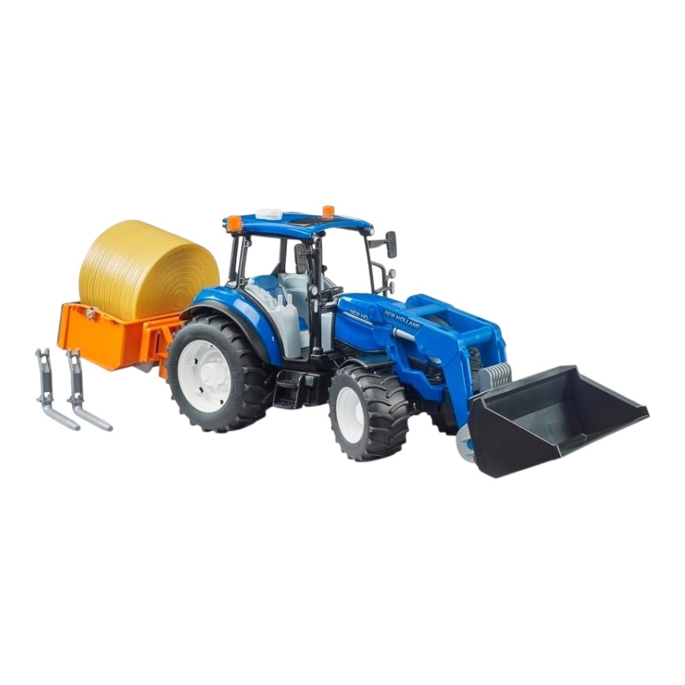 Bruder New Holland T5.120 Kepçeli Ataşmanlı Traktör Oyuncak
