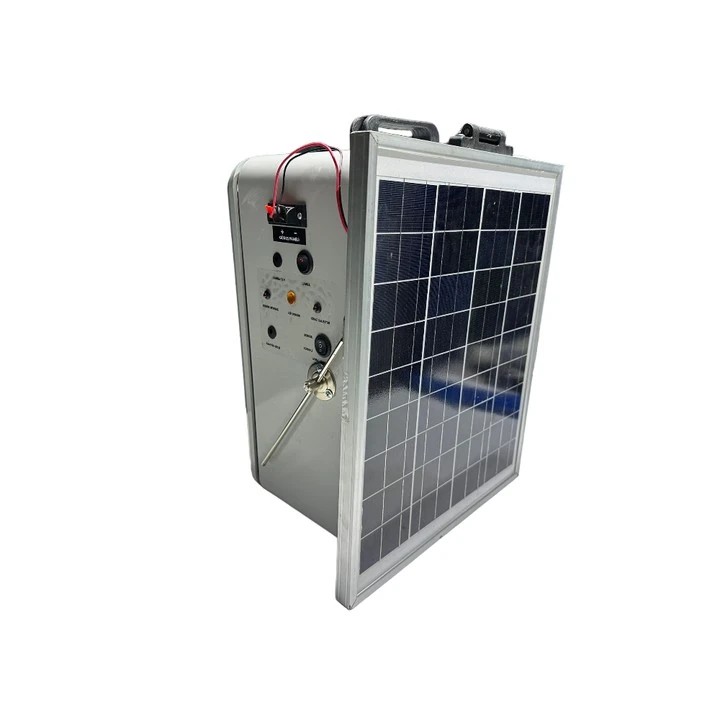 Güneş Panelli Elektrizatör Hayvan Sok Cihazı Akülü Set-24 Ah Akülü