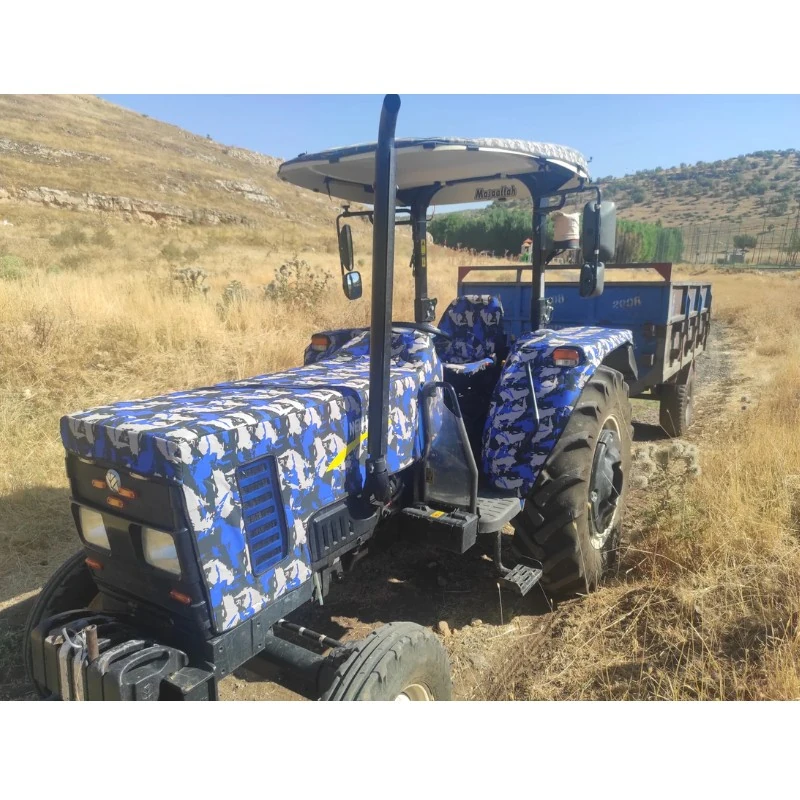 New Holland 7556 Turbo İntercooler Tenteli Traktör Kılıfı Branda