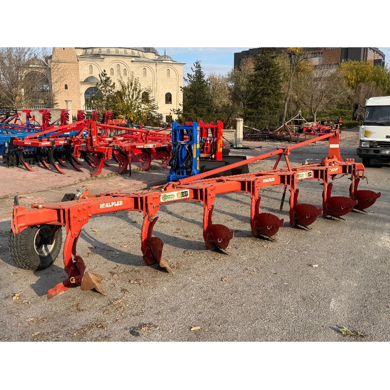 Alpler 7 li Profil Pulluk 14-16-18 No-Hidrolik İnc Ayarlı-140x140 Şase