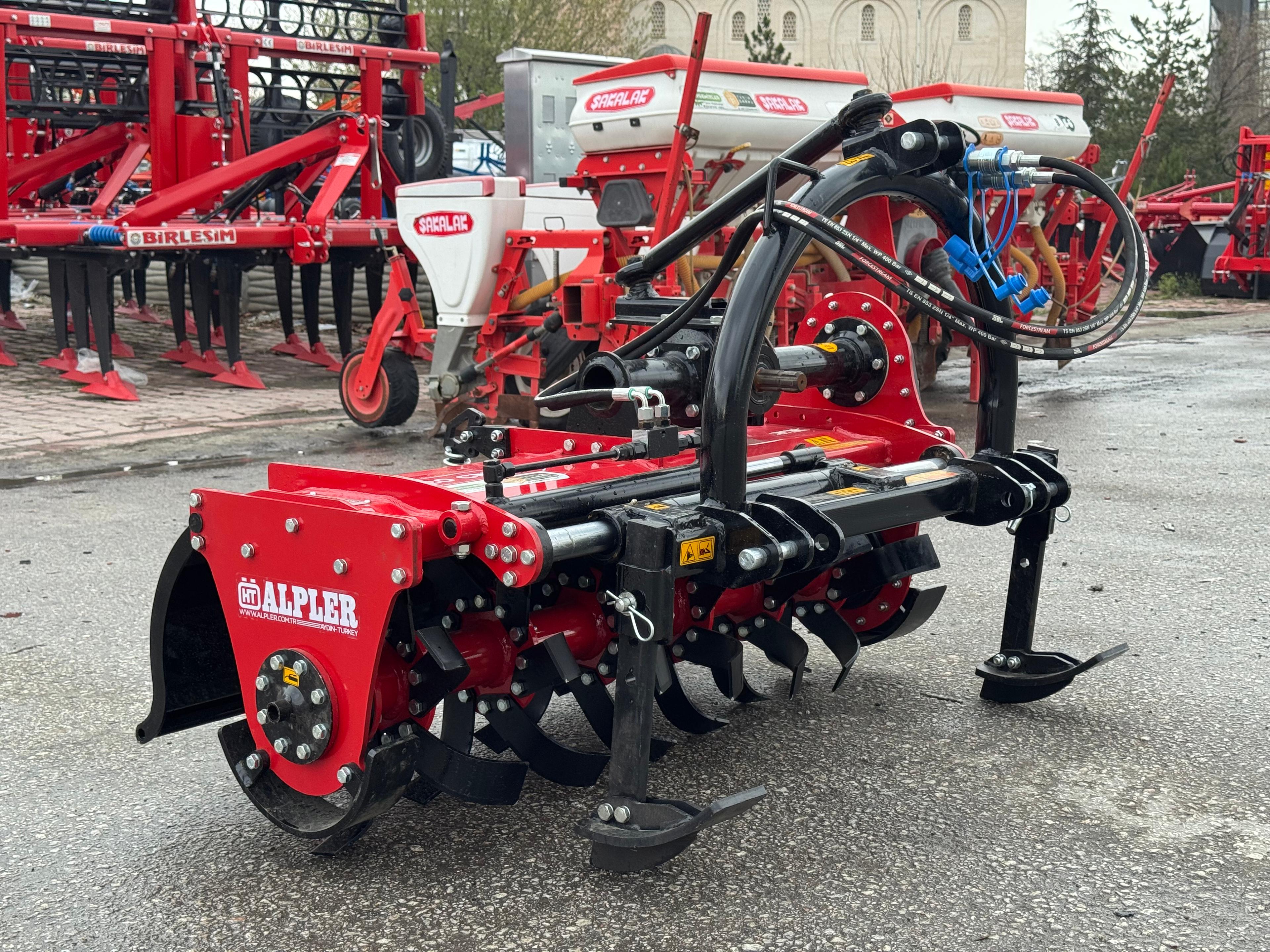 Alpler 120 Hidrolik Kaydırmalı Mini Rotovatör