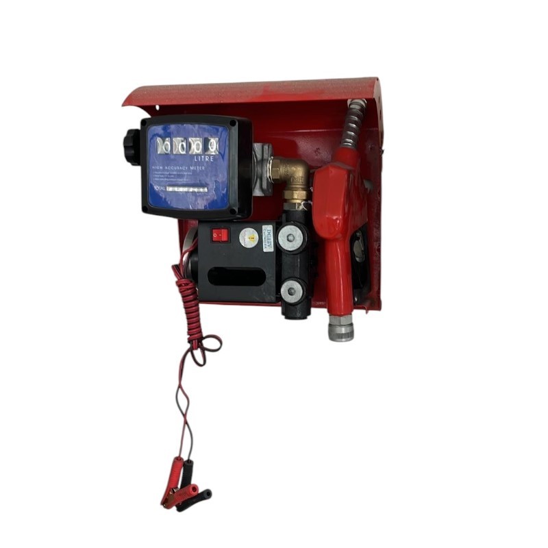 Gross Kabinli 12 Volt Mazot ve Sıvı Transfer Pompası Sayaçlı Tabanca Set
