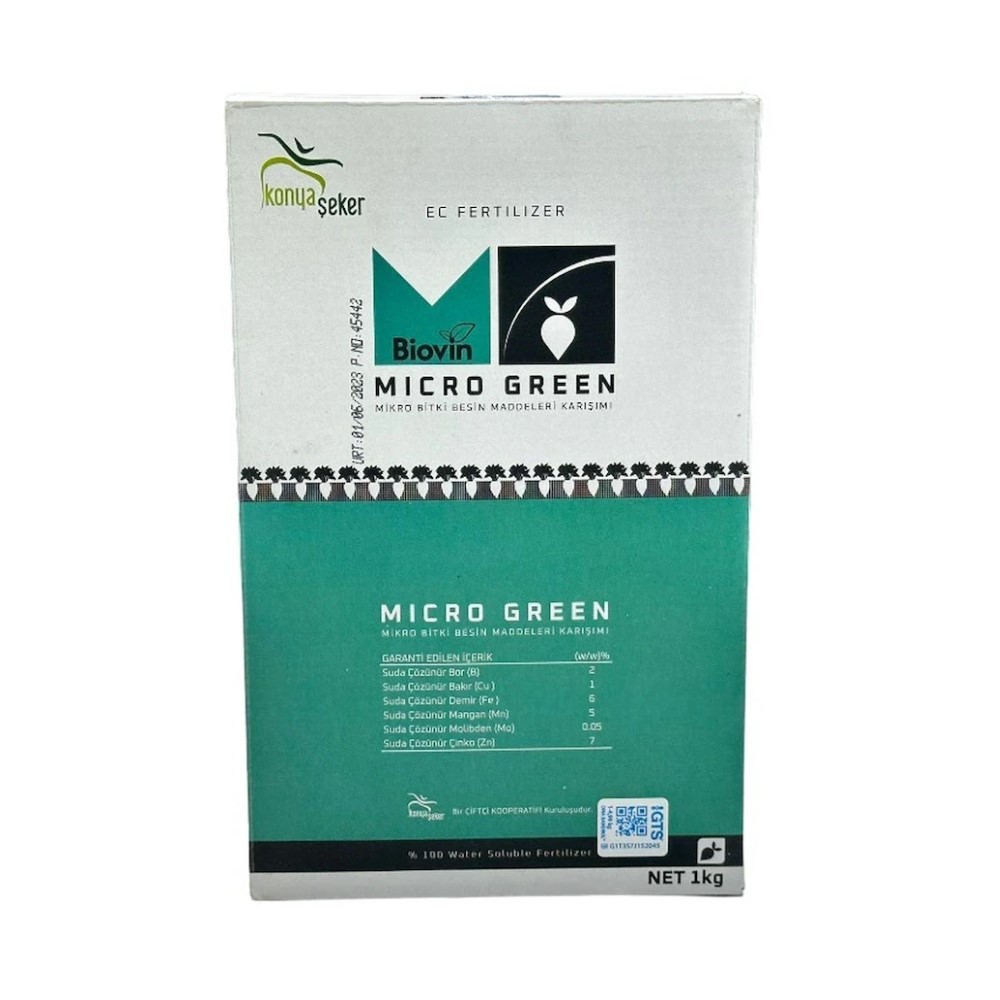 Biovin Micro Green Bitki Besin Maddeleri Karışımı 1 Kg