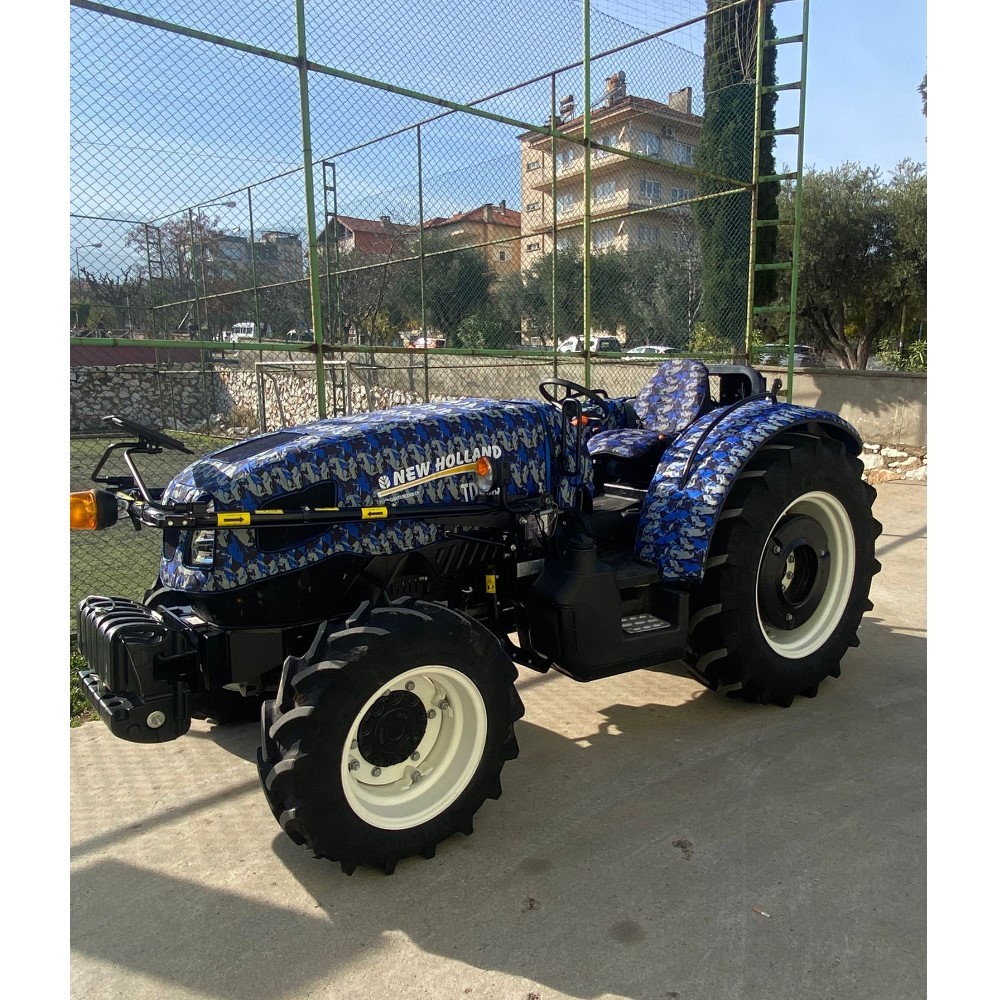 New Holland TD 4.65 B Traktör Kaporta Kılıfı Branda ve Koltuk Kılıfı Seti