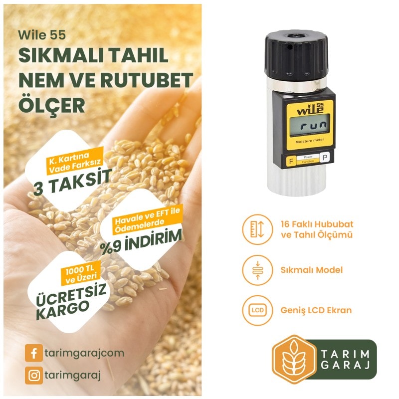 Wile 55 Sıkmalı Tahıl Nem ve Rutubet Ölçer