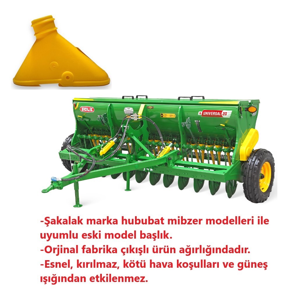 Şakalak Eski Model Hububat Mibzer Gübre ve Tohum Başlık-6 Adet