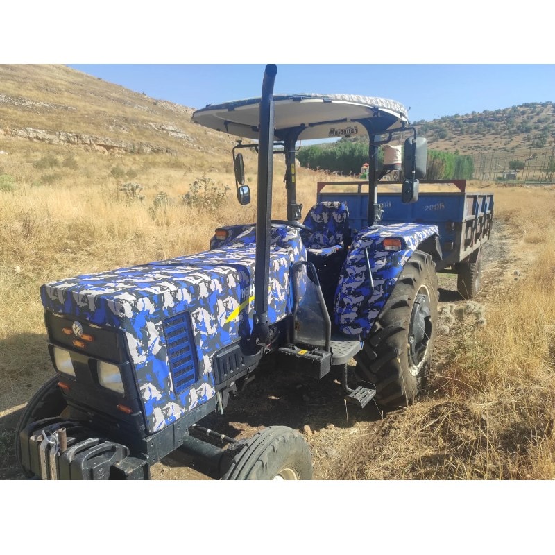 New Holland 5556 ve 6556 Kabinli Traktör Branda ve Koltuk Kılıfı Seti