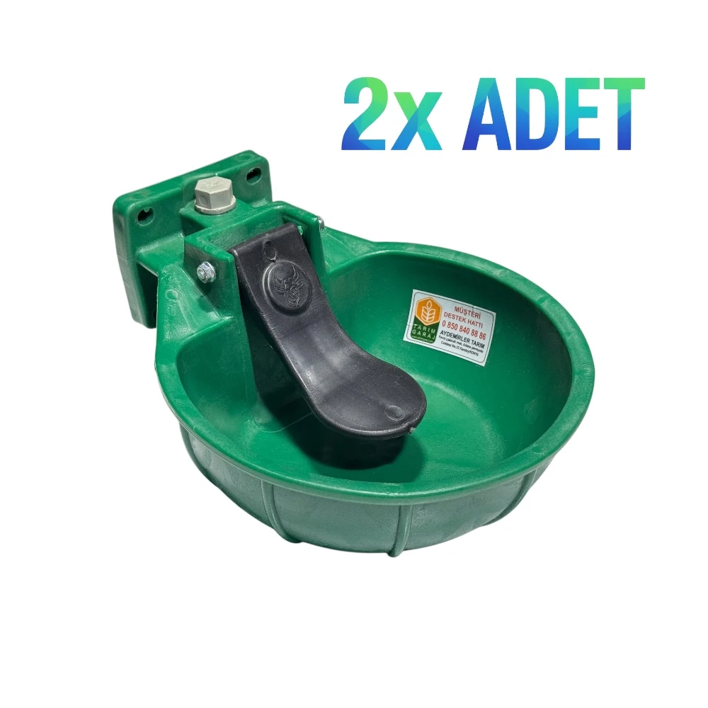Kırılmaz Plastik Dilli Hayvan Suluğu 2,5 Litre-2 Adet