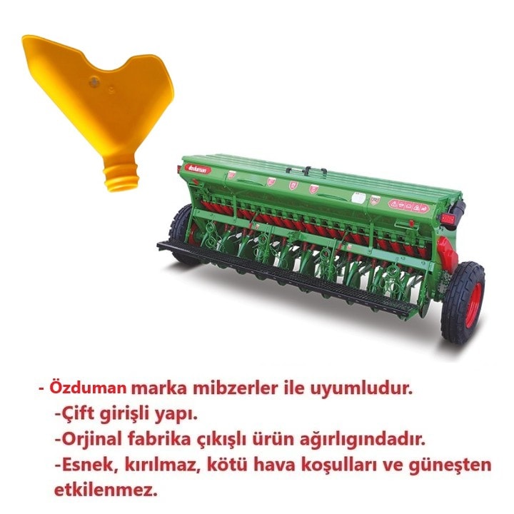 Özduman Hububat Mibzer Gübre ve Tohum Düz Kafa Başlık-6 Adet