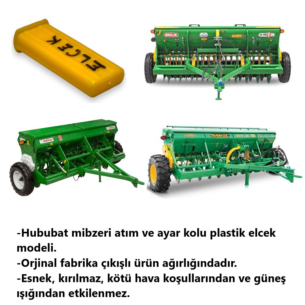 Hubat Mibzer Atım ve Ayar Kolu Plastik Elcek-4 Adet