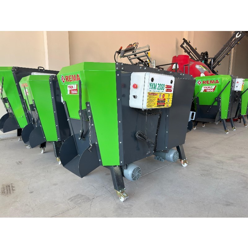 Rema YKM2000 Elektrikli Yem Karma Makinesi–2 m³