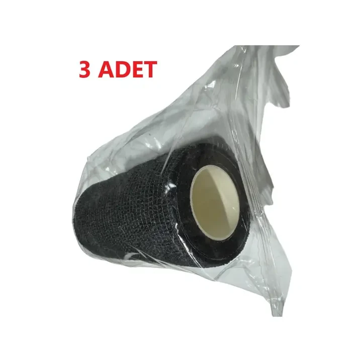 Sayberk Yapışkanlı Hayvan Ayak Bandaj-Siyah