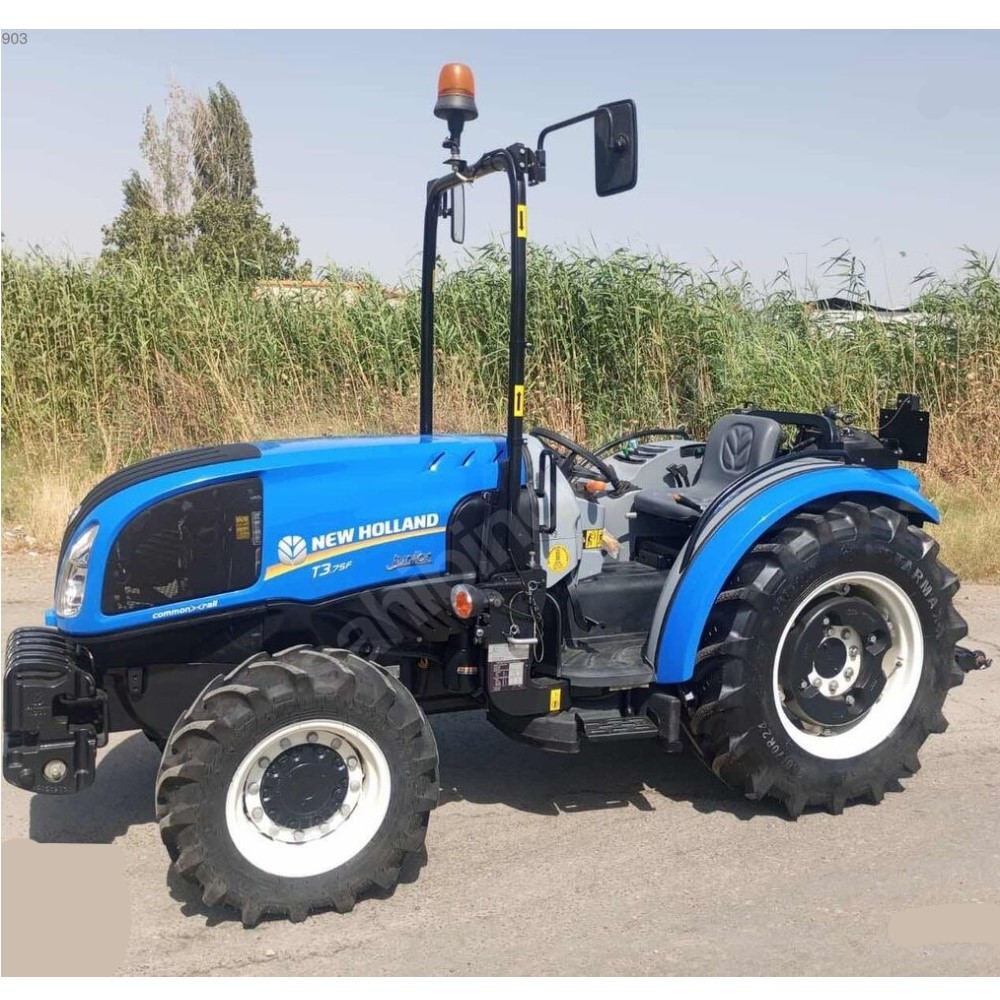 New Holland T 3.75 F Traktör Kaporta Kılıfı Branda ve Koltuk Kılıfı Seti