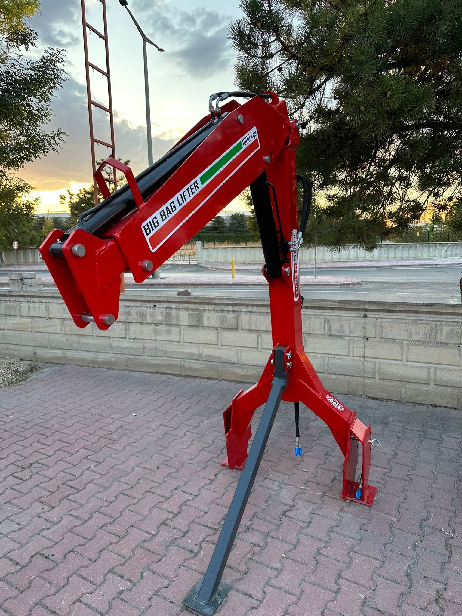 Agrohasat Traktör Arkası Vinç (Kaldıraç) 4.5 Metre-1 Ton