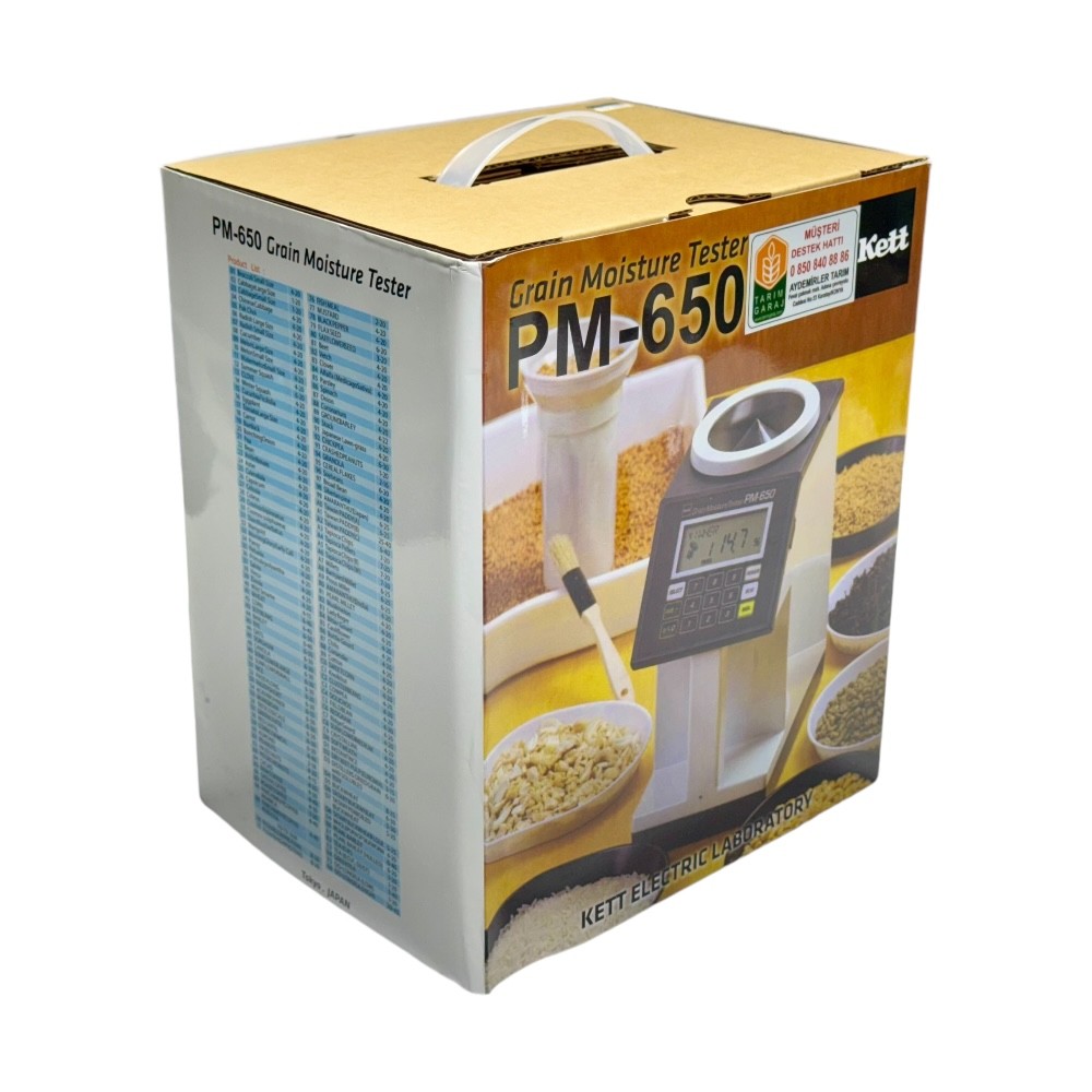 Kett PM650 Hektolitreli Tahıl Nem Ölçüm Cihazı