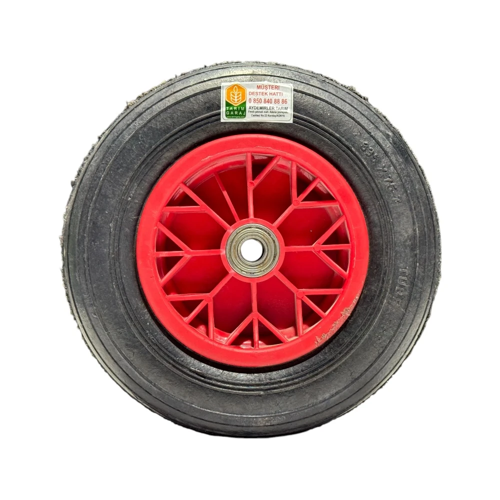 Plastik Jantlı Rulmanlı Dolgu Teker 335x75x20 mm-2 Adet