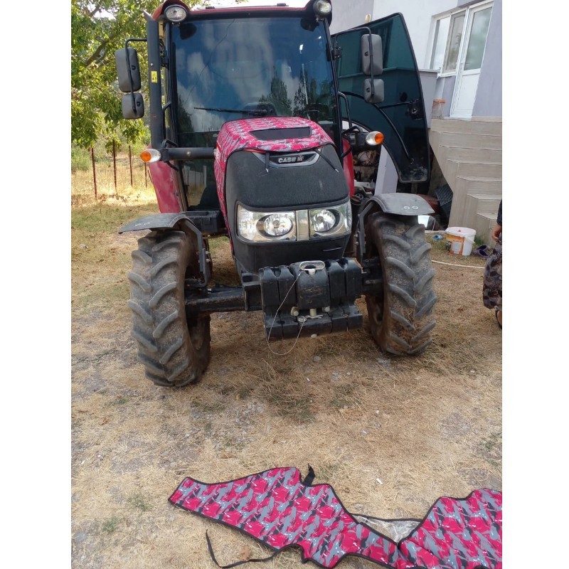 Case JX 75 E Traktör Kaporta Kılıfı Branda ve Koltuk Kılıfı Seti