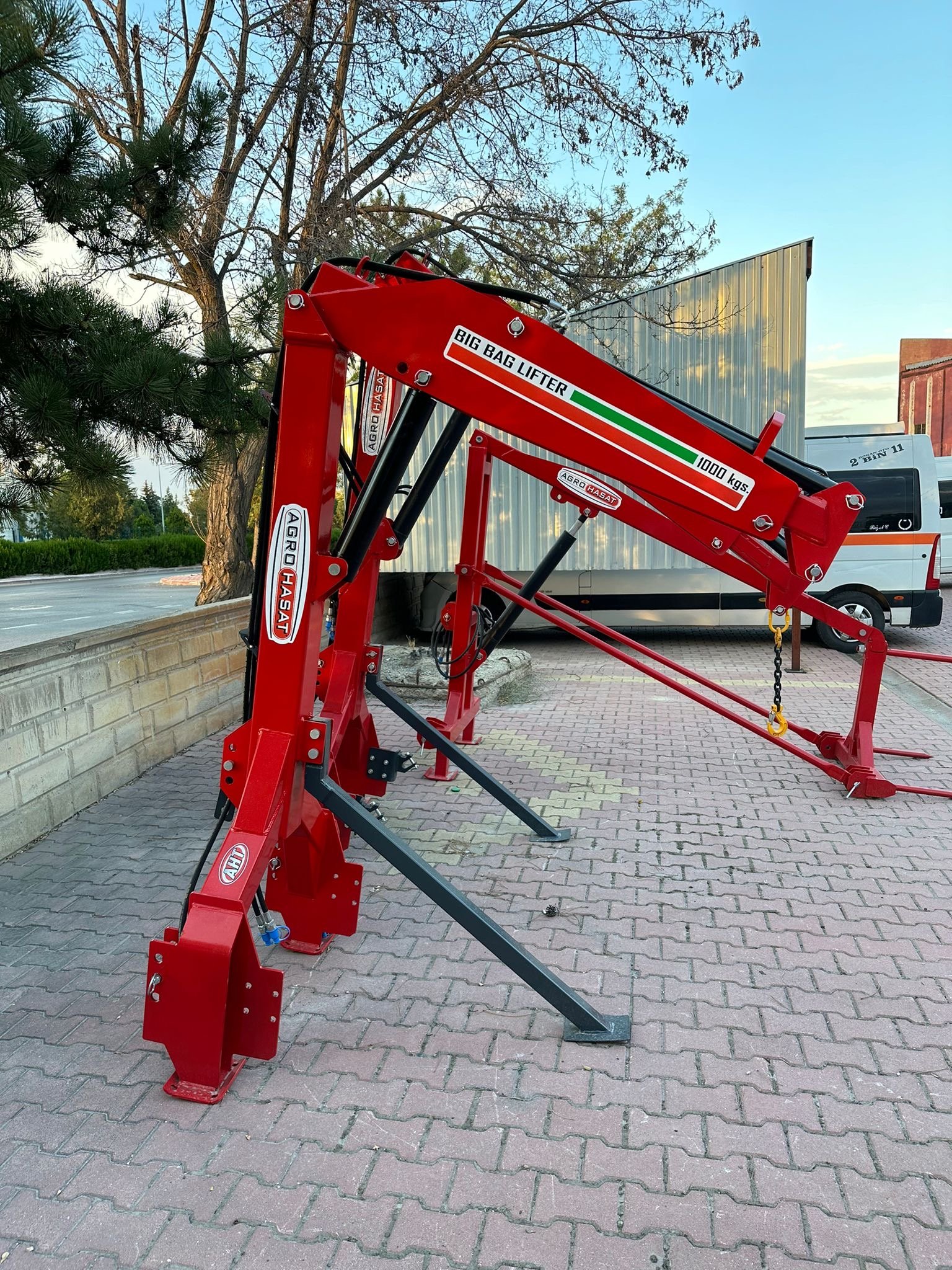 Agrohasat Traktör Arkası Vinç (Kaldıraç) 4.5 Metre-1 Ton