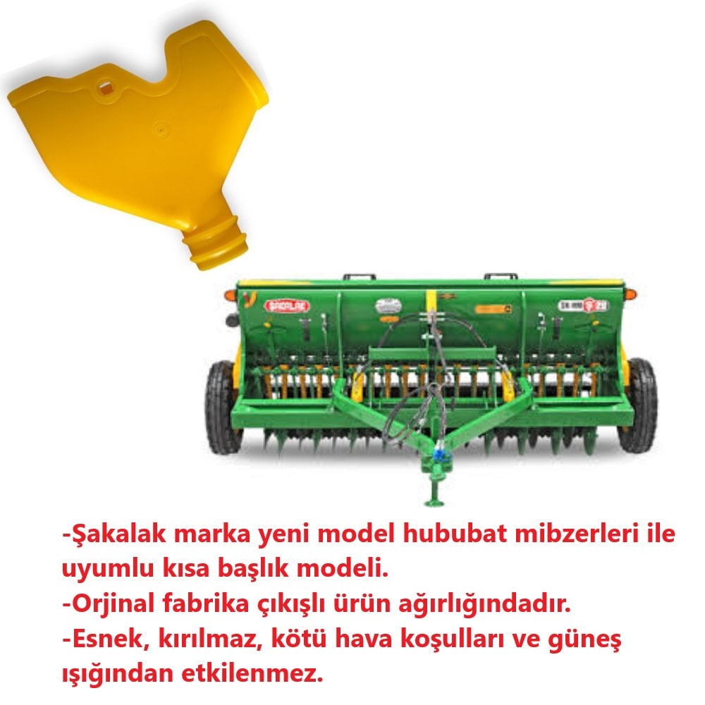 Şakalak Yeni Model Hububat Mibzer Gübre ve Tohum Kısa Başlık-6 Adet