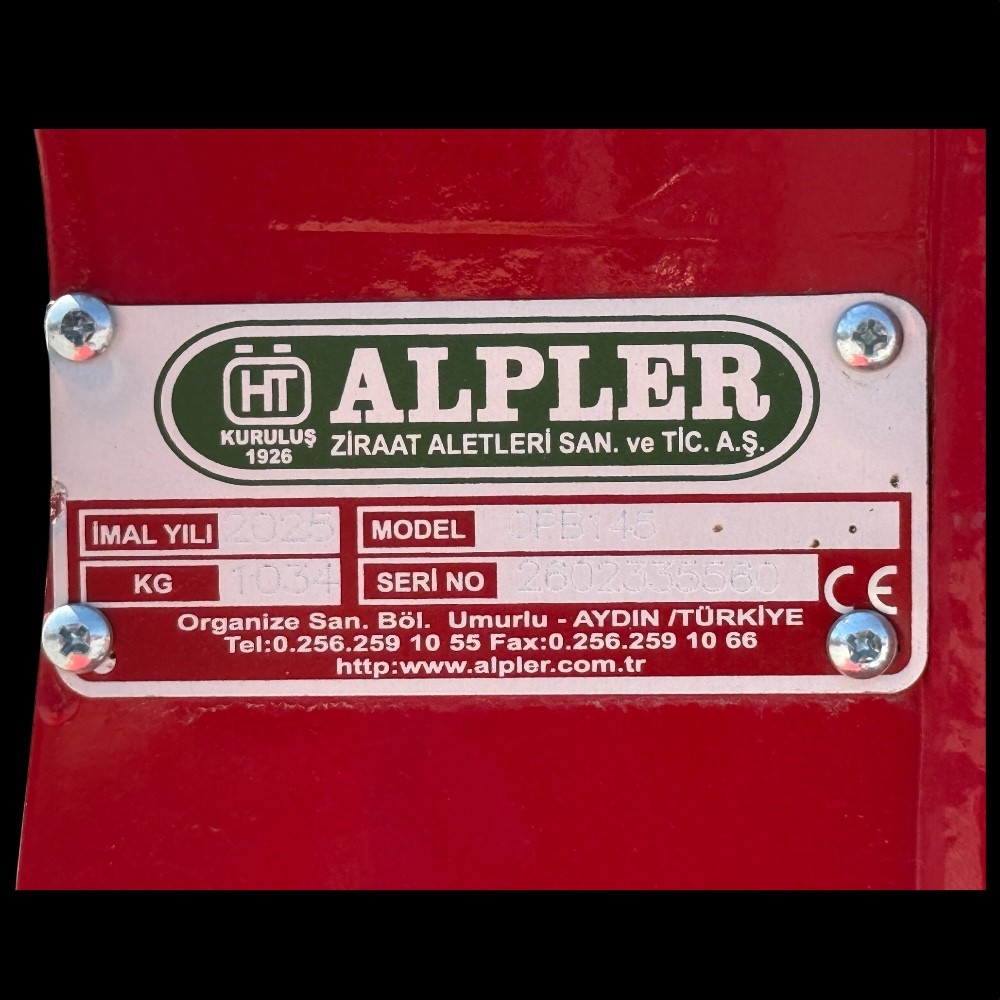 ALPLER 5’li 14 No Otomatik Pulluk 120x120 Şase