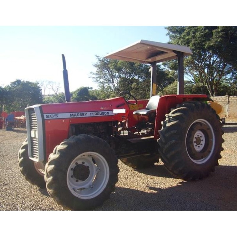 Massey Ferguson 265-285 Tenteli Traktör Kaporta Kılıfı ve Koltuk Kılıfı Seti