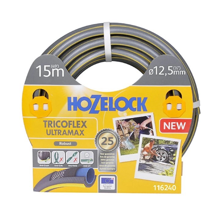 Hozelock Ultramax Bahçe Sulama 1/2 Hortum 15 Metre