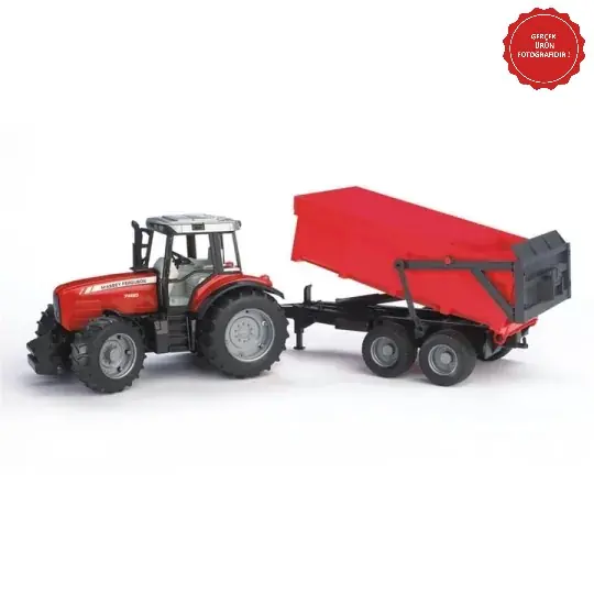 Bruder Massey Ferguson 7480 Oyuncak Traktör ve Römork