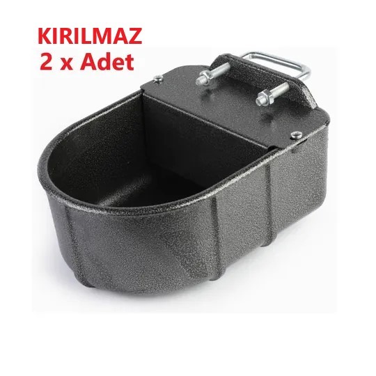 Otomatik Şamandıralı 6 Litre Kırılmaz Çelik Döküm Hayvan Suluğu-2 Adet