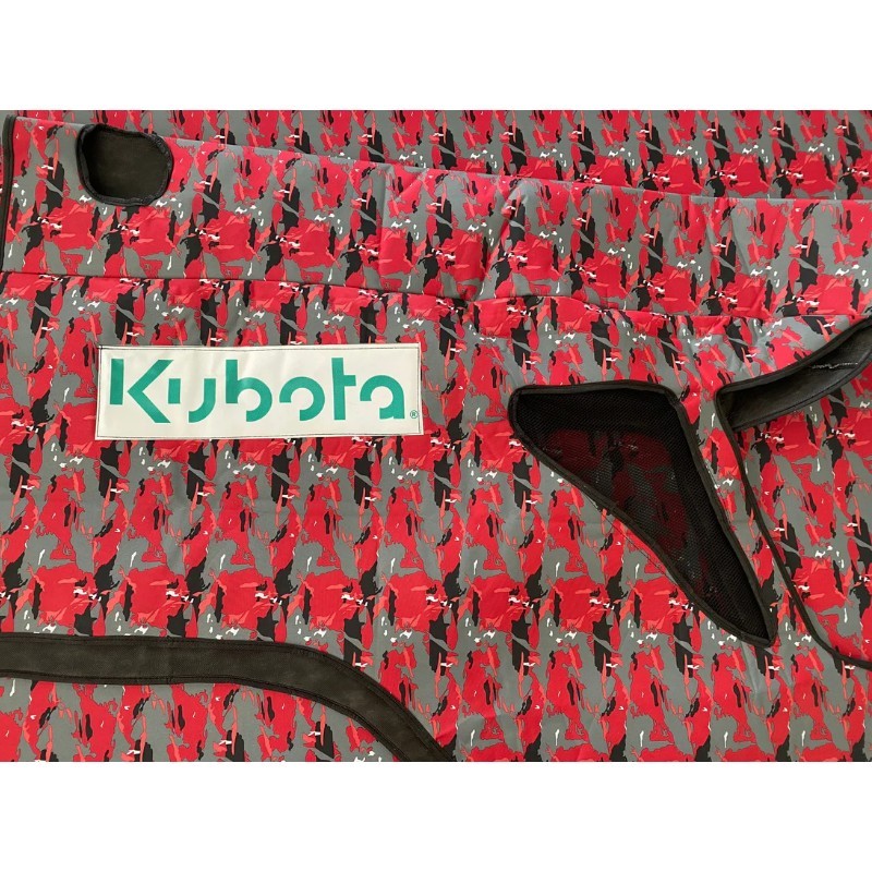 Kubota M 9540 Kabinli Traktör Kaporta Branda ve Koltuk Kılıfı Seti