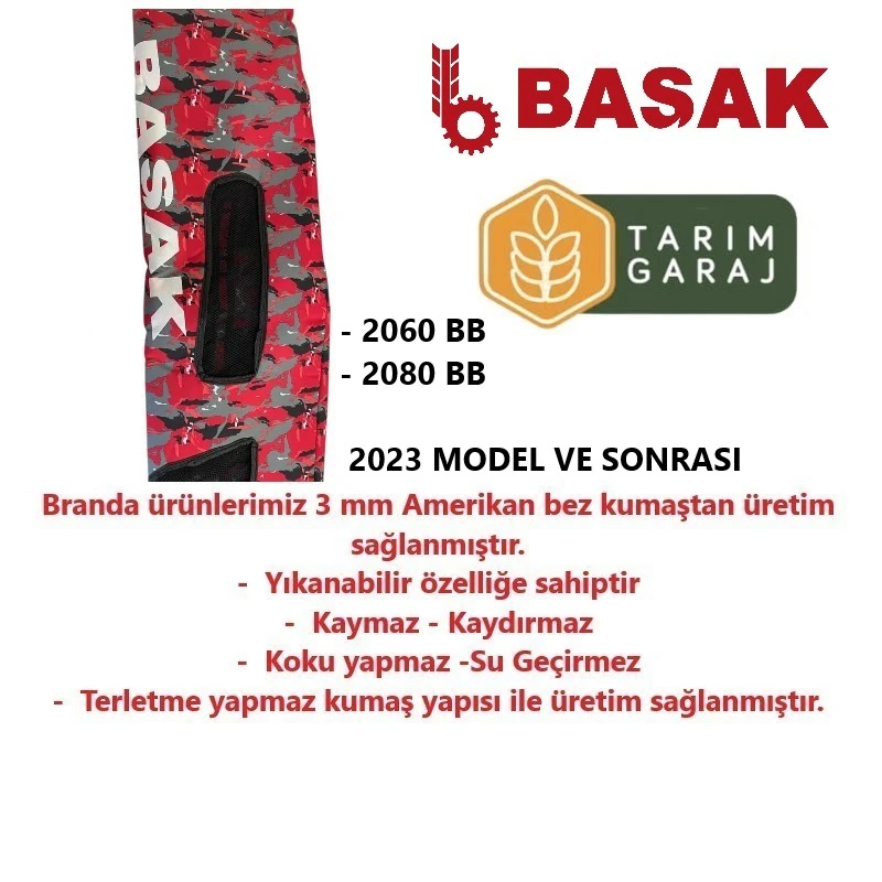 Başak 2060 BB-2080 BB Traktör Kılıfı Branda 2023 ve Sonrası